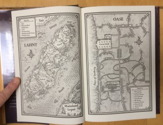 photo of map from Stolen Magic