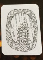 zentangle tile