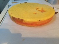 Attempt at a sarawak kek lapis style cake with pink and yellow layers